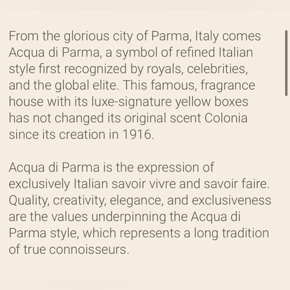 ACQUA DI PARMA Luxurious Body Cream 75ml 2.5 oz / New Never Used / Made in Italy - Picture 2 of 2